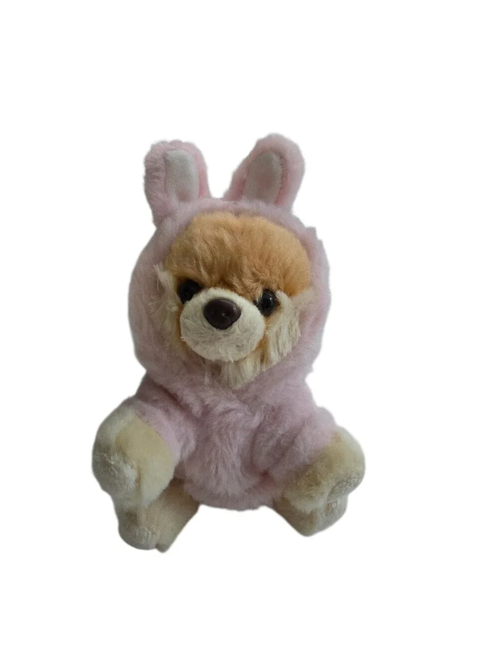 Gund Itty Bitty Bunny Boo Plush #043 Pink Bunny Costume Pomeranian Dog 7
